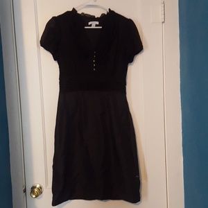 Black and white polka dot dress